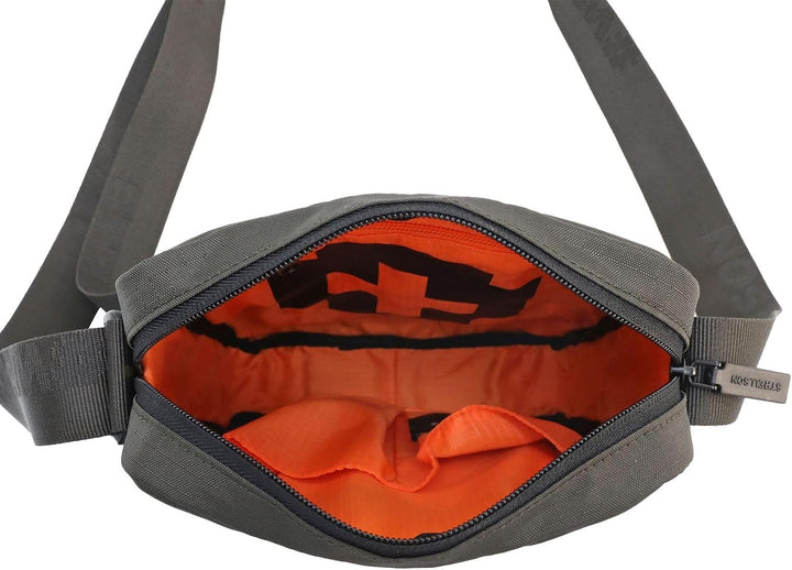 Strellson - northwood Schultertasche für Herren, praktische Umhängetasche für Männer, in Dunkelgrün