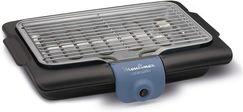 Moulinex Accessimo Elektrischer Tischgrill, abnehmbarer Grill, Leistung 2100 W, hergestellt in Frank