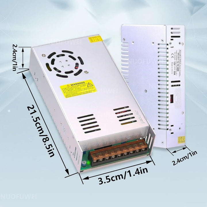 Trafo DC 12V 40A 480W Netzteil Transformator Schalternetzteil 230V AC auf DC Netzteil 12V 40A Transf