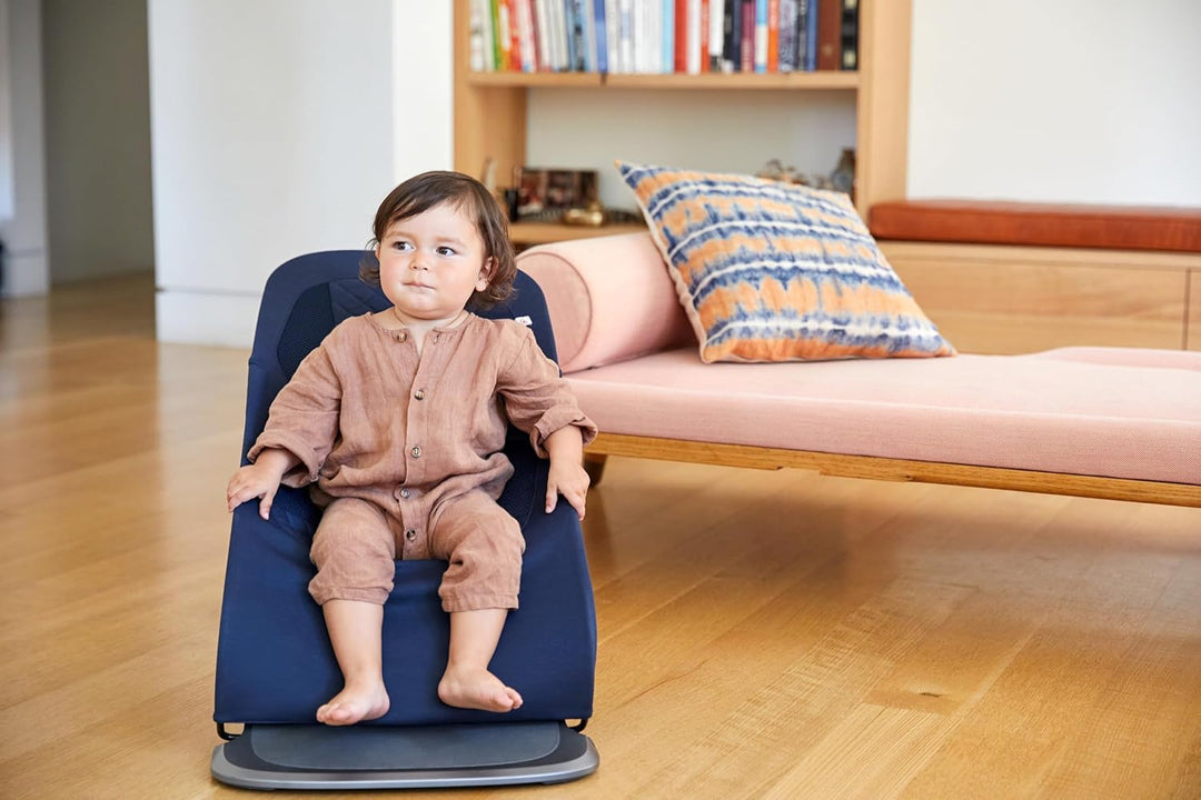 Ergobaby 3-in-1 Evolve Bouncer, Ergonomische Babywippe für Neugeborene ab Geburt bis zum Kleinkind,