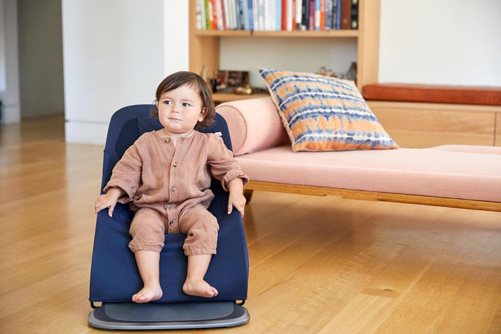 Ergobaby 3-in-1 Evolve Bouncer, Ergonomische Babywippe für Neugeborene ab Geburt bis zum Kleinkind,