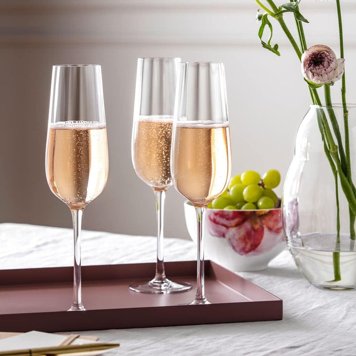 Villeroy & Boch - Rose Garden Sektkelch, Set 4tlg., 120ml, Kristallglas Transparent Sektkelch Set 4t