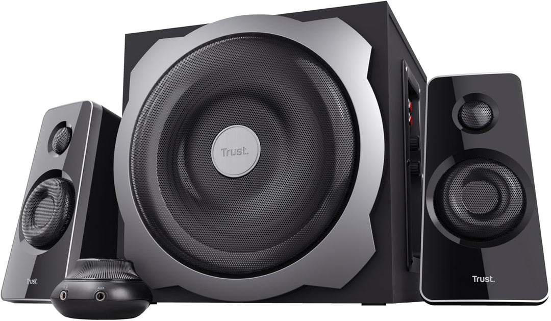 Trust Tytan 2.1 Speaker Set - PC luidspreker met subwoofer, 120 Watt, zwart