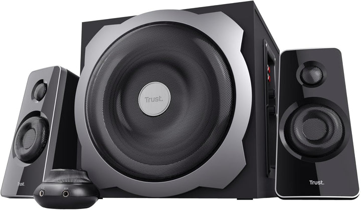 Trust Tytan 2.1 Speaker Set - PC luidspreker met subwoofer, 120 Watt, zwart