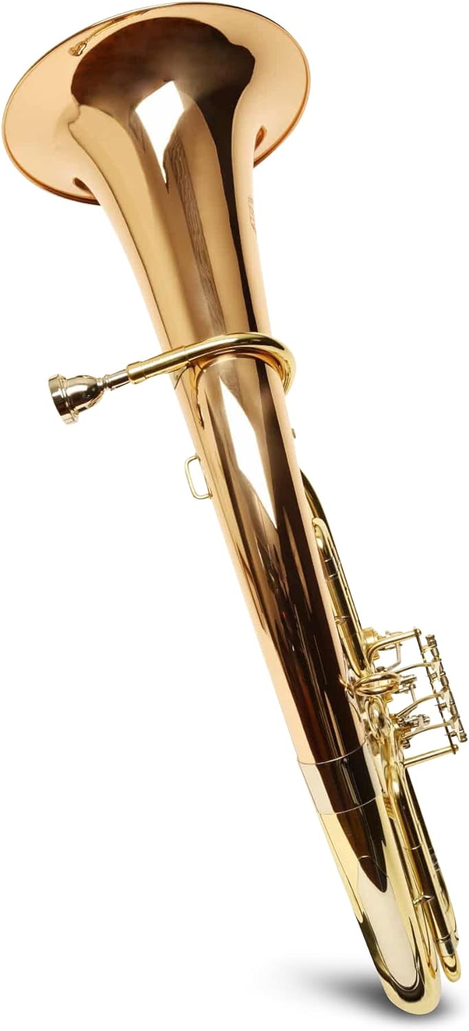 SYMPHONIE WESTERWALD® Tenorhorn/Tenor Horn in Goldmessing, Minibalgelenk, inkl. Luxus-Hartschalenkof