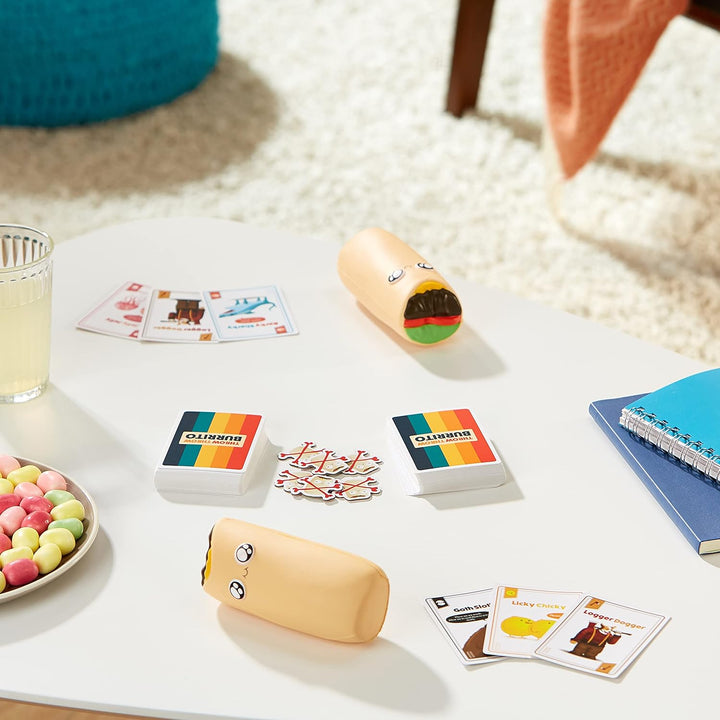 Exploding Kittens - Presents Throw Throw Burrito - A Dodgeball Card Game - Family Card Games for Adu