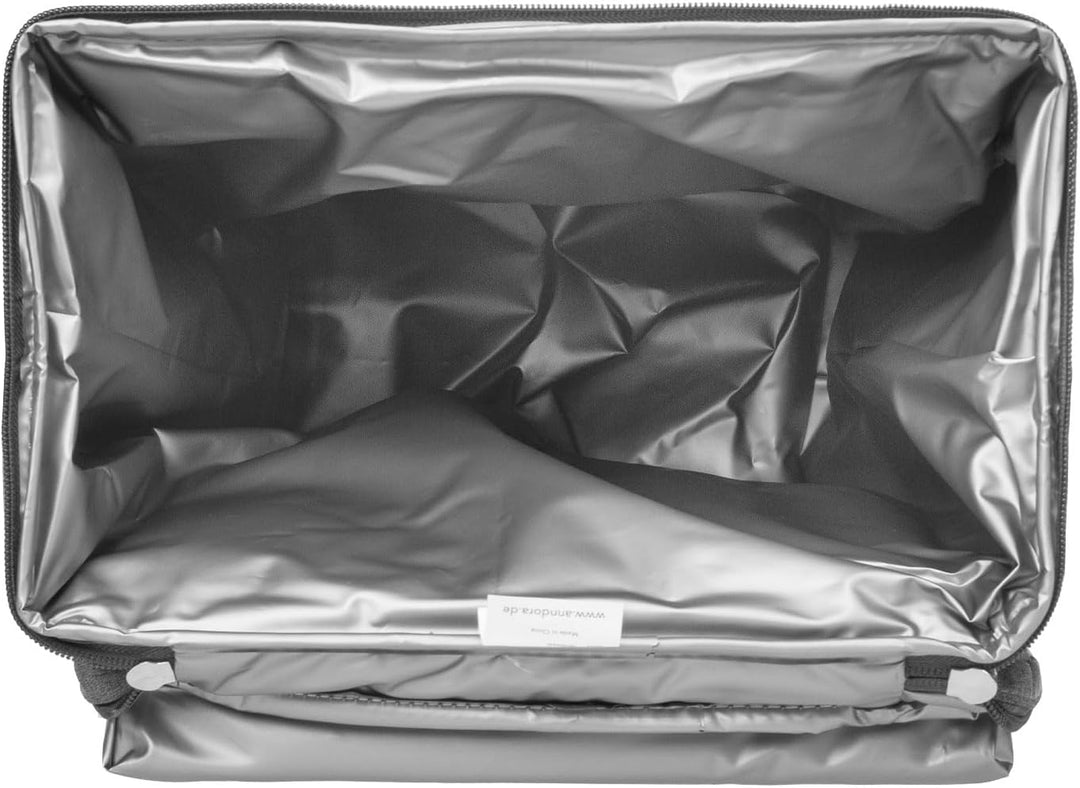 anndora Kühltasche hellgrau - Modellwahl 28 Liter - hellgrau meliert, 28 Liter - hellgrau meliert