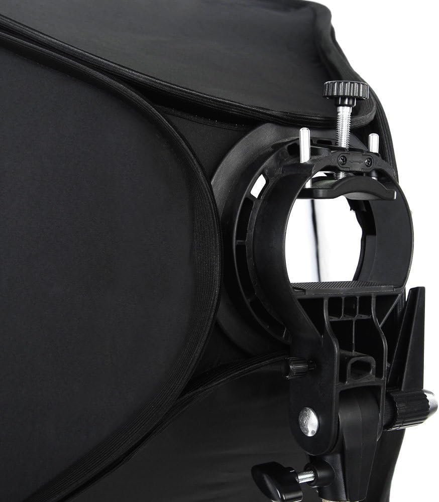 Godox Softbox 80 x 80 cm Kit mit S-Typ Speedlite Halterung und Tragetasche, Faltbare Godox Softbox 8