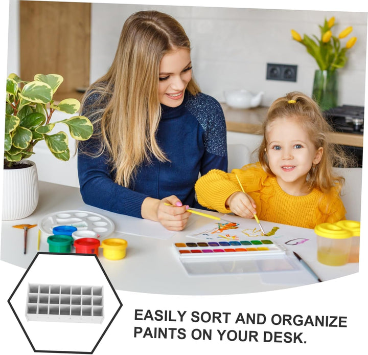 jojofuny Pigment Aufbewahrungsbox Aufbewahrungs Organizer Schreibtisch Organizer Pigmenthalter Künst