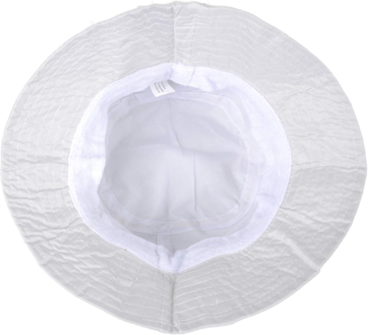 Toutacoo. Regenhut. Regenbob. Einstellbar. Nylon-Look M-L 06-weiss, M-L 06-weiss
