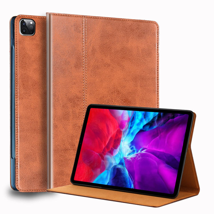 Gexmil Leder Hülle für iPad Pro 11 Zoll 4./3./2./1. Generation 2022/2021/2020/2018 Echt Leder Hülle