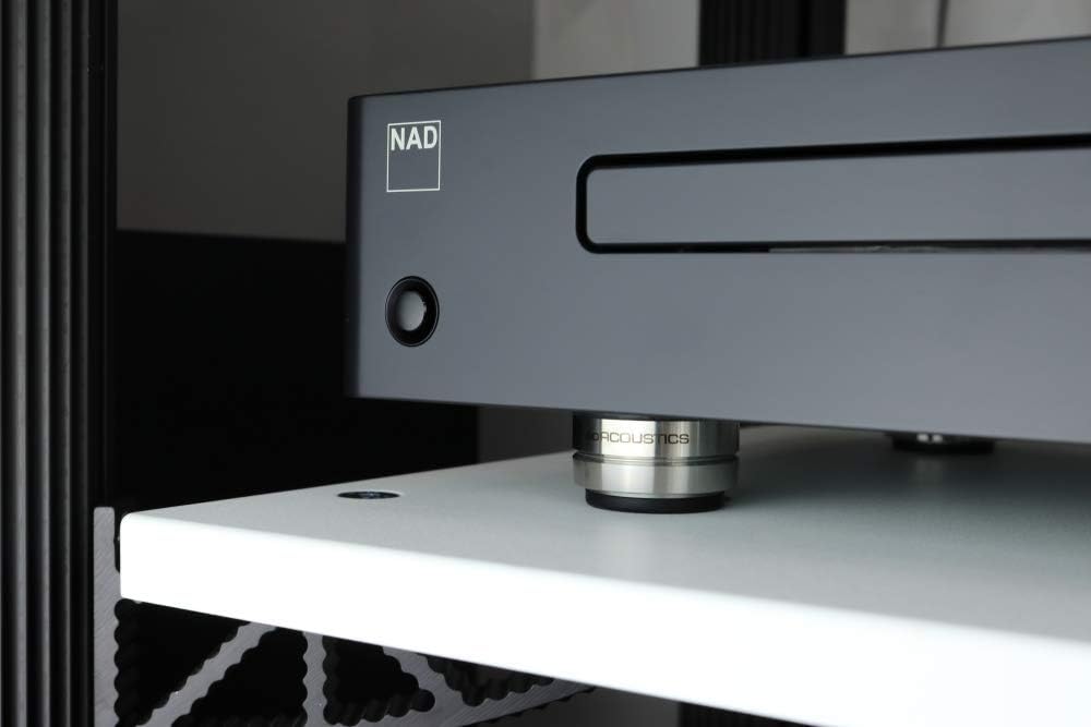 IsoAcoustics Orea-Serie mit Isolatoren für HiFi-Komponenten OREA Graphite – 1,8 kg max./Stück Graphi