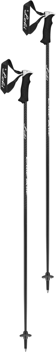 LEKI Damen Elite Lady Skistöcke 105 cm Schwarz/Anthrazit/Weiss, 105 cm Schwarz/Anthrazit/Weiss
