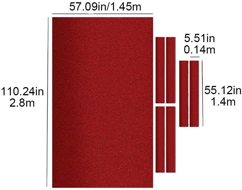 9ft Billard-tischdecke Kissenstreifen, Snooker-Tuch, Filz, Premium-billardtisch-Abdeckung, Snooker-s