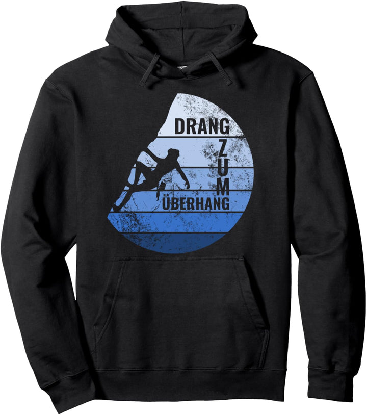 Vintage Retro Kletterer Bouldern Klettern Berge Geschenk Pullover Hoodie