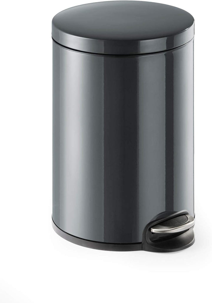 Durable Treteimer Metall rund 20, mit Absenkautomatik und herausnehmbaren Inneneimer 20 L, 1 Stück,