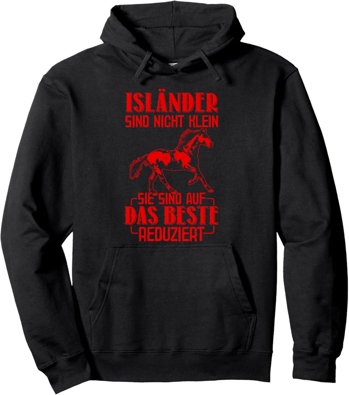 Pferde Geschenk Pferdebesitzer Reiter Reiterin Isländer Pullover Hoodie