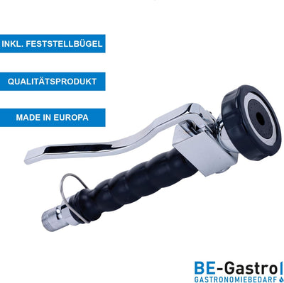 BE-GASTRO I Profi Gastro Handbrause (Schwarz | Blau) inkl. Feststellbügel | 1/2" Standard-AG | Edels