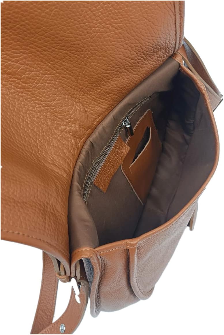 Puccio Pucci Womens TRLBC100091 Ledertasche, Kamel