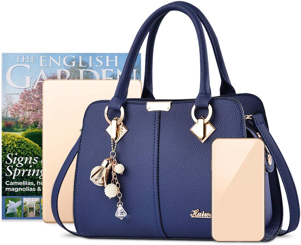 NICOLE & DORIS Damen Handtasche Mittelgross Elegant Handtaschen Mode Umhängetasche Henkeltaschen PU
