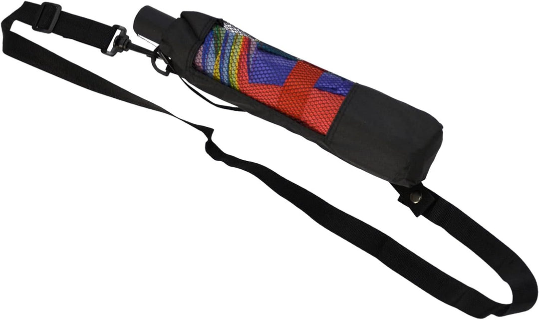 iX-brella Trekking XL Taschenschirm Rainbow 115 cm gross mit Umhängetasche Regenbogen, Regenbogen
