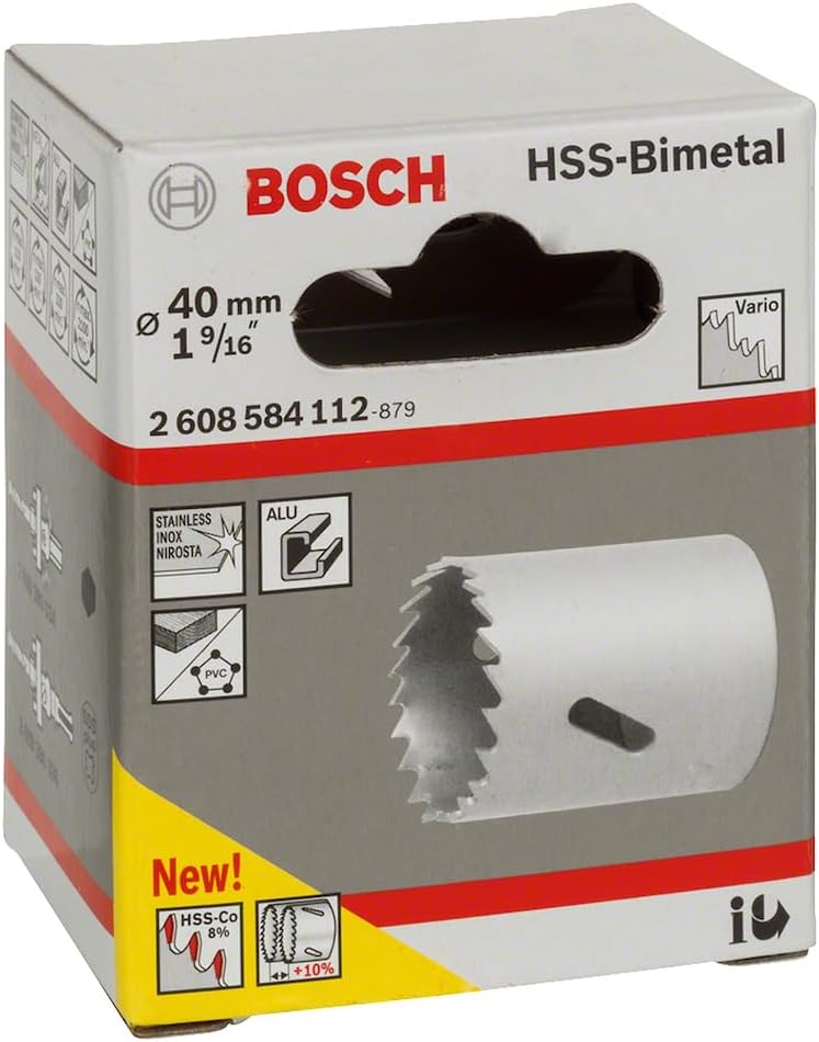 Bosch Accessories Bosch Professional 1x Lochsäge HSS Bimetall für Standardadapter (für Metall, Alumi
