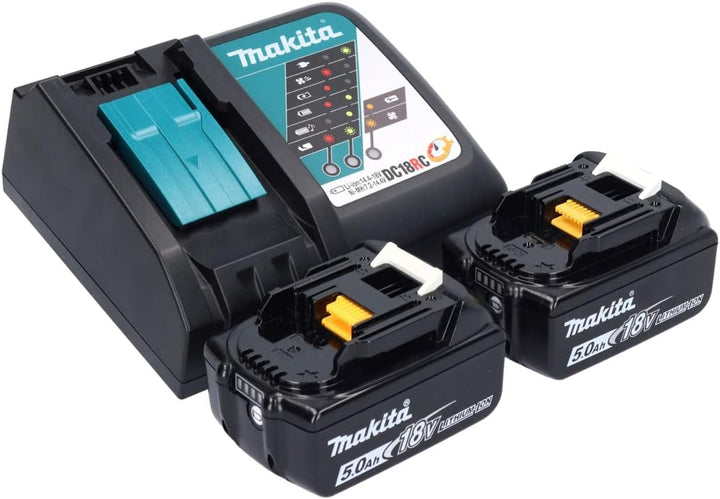 Makita DJR 189 RTJ Akku Reciprosäge Säbelsäge 18 V Brushless + 2x Akku 5,0 Ah + Ladegerät + Makpac