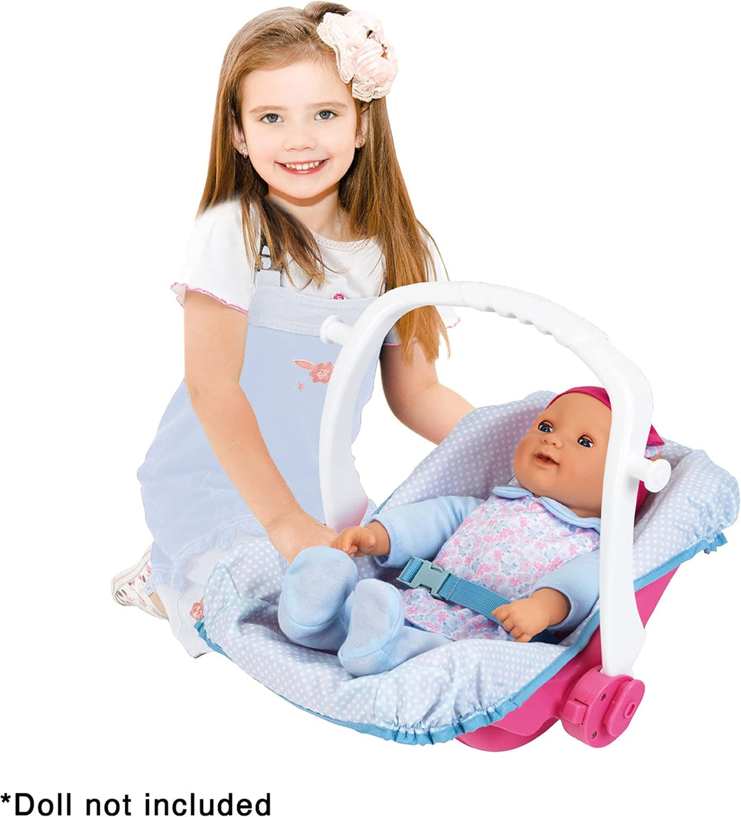 Theo Klein 1684 - Princess Coralie doll Carry cot, Babypuppe