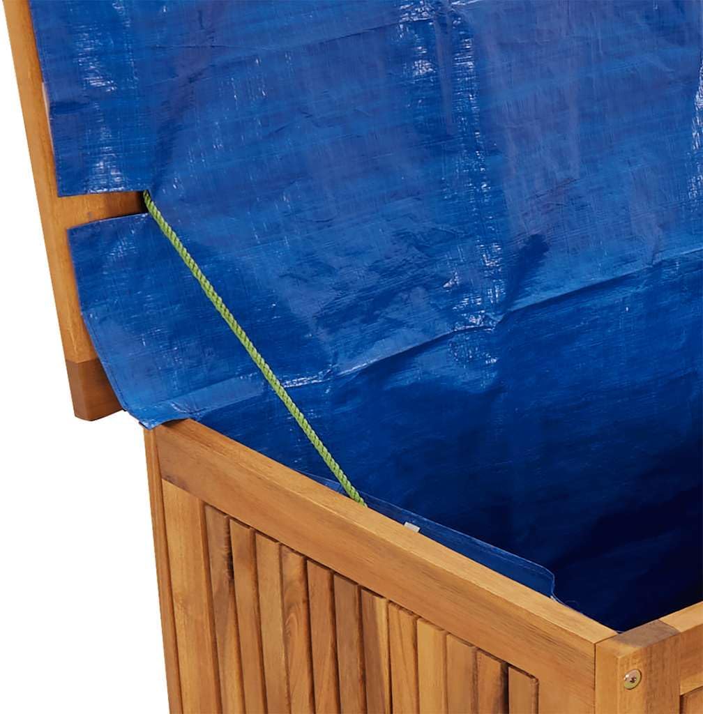 vidaXL Akazienholz Massiv Garten Aufbewahrungsbox Auflagenbox Gartentruhe Kissenbox Gartenbox Kissen