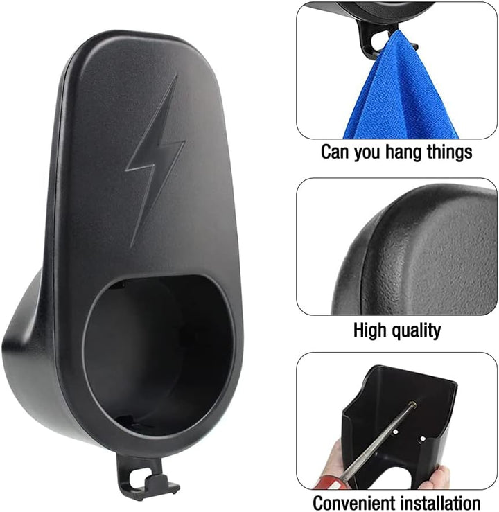EV Ladegerät Typ 2 Wandhalterung, Kabelhalter Typ 2, Wandhalterung Ladekabel Typ 2, Ladekabel Wallbo