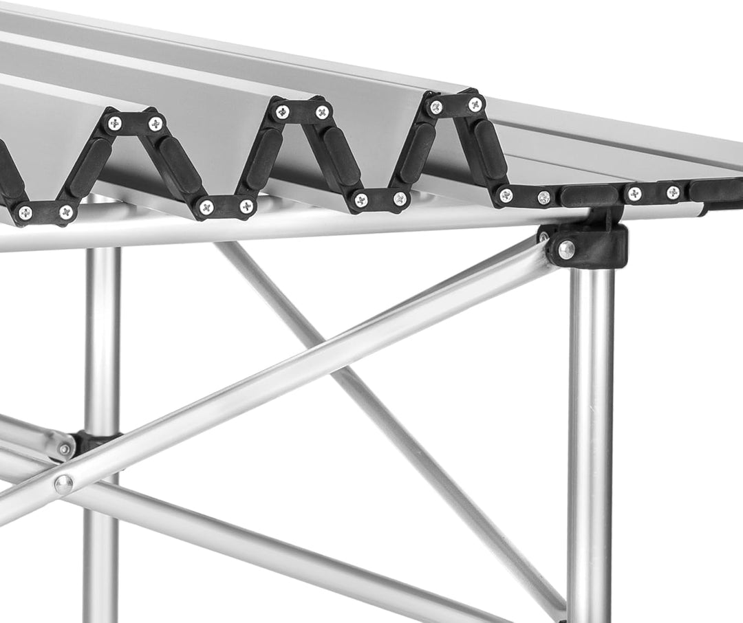 tectake® Camping Klapptisch, 70x70x70 cm, Kleiner Gartentisch, Beistelltisch, Balkontisch, Campingti