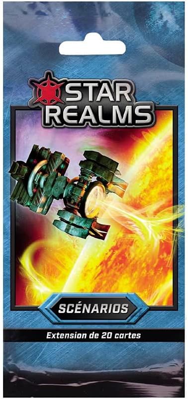 Set Star Realms Französische Version Grenzen + Gambit Set + Cosmic Gambit + Booster Scenario + 1 Fla