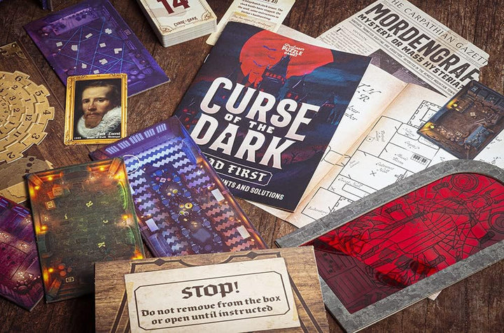 Professor Puzzle Curse of The Dark Escape Room Spiel – Untersuchen Sie das Geheimnis eines verurteil