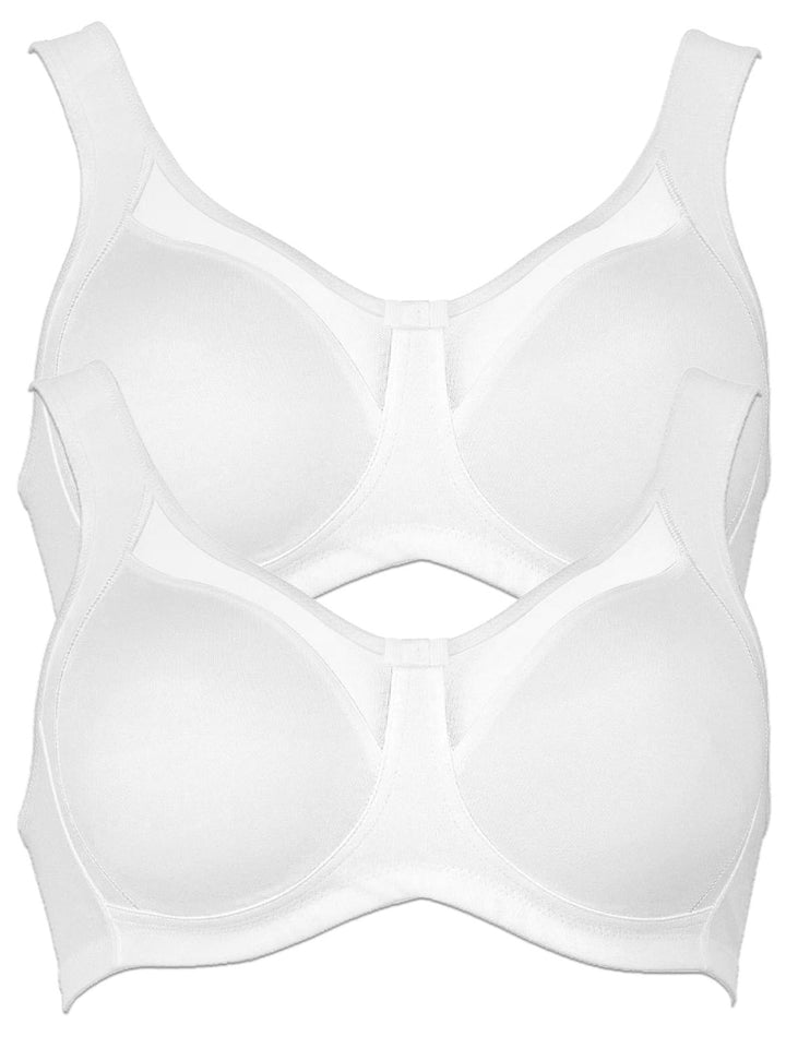 Anita 2er Sparpack Entlastungs BH Clara 5859 Gr. 75-110 B-E 75B Weiss/Weiss, 75B Weiss/Weiss