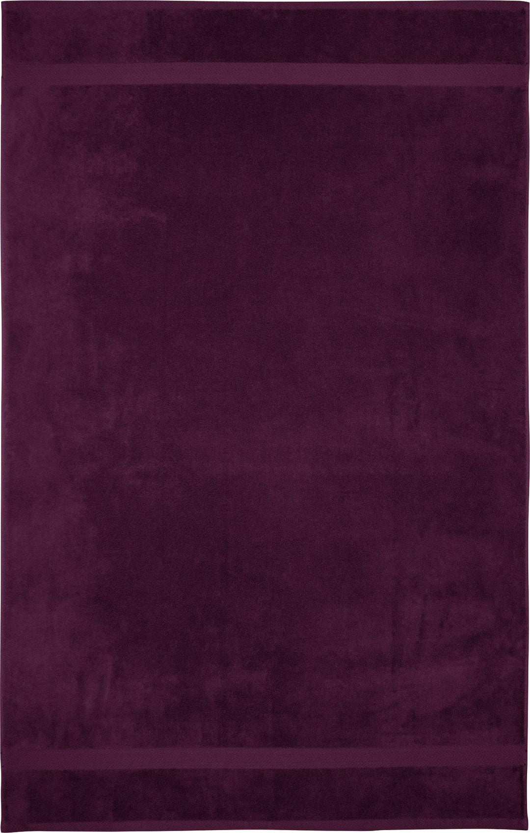 Erwin Müller Badetuch Friedrichshafen 100% Baumwolle aubergine Grösse 100x150 cm - Premium-Qualität,