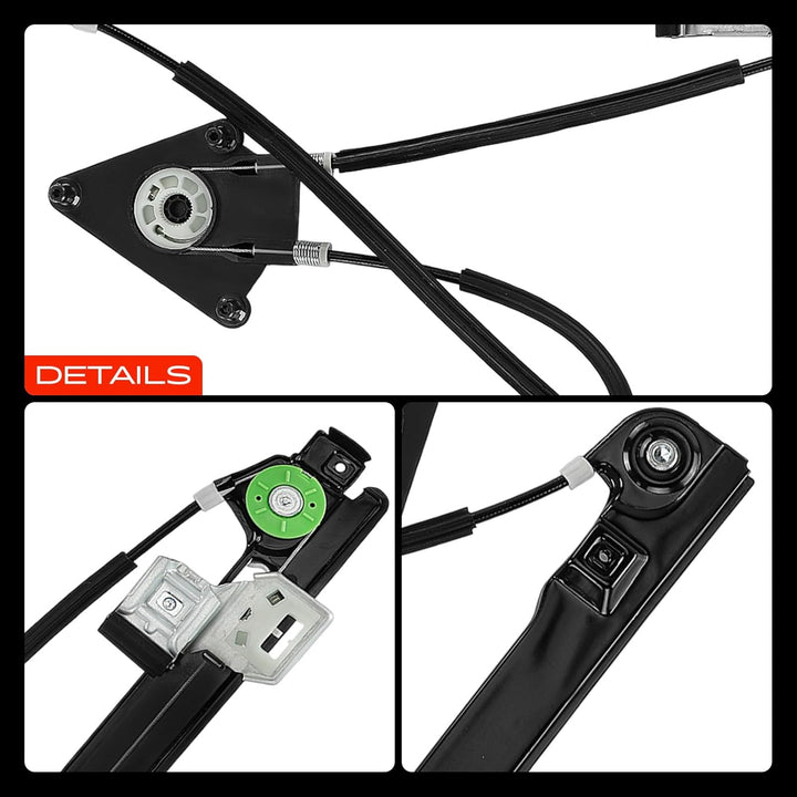 Frankberg Fensterheber Ohne Motor Vorne Links Kompatibel mit Altea 5P1 MPV 2004-2022 Altea XL 5P5 5P