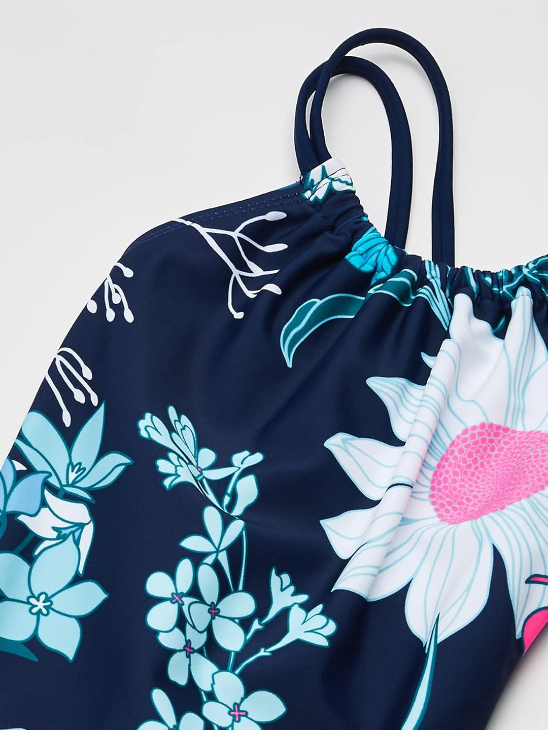 Kanu Surf Mädchen Jasmine Beach Sport Halter One Piece Swimsuit Badeanzug 4 Paige Floral Navy, 4 Pai
