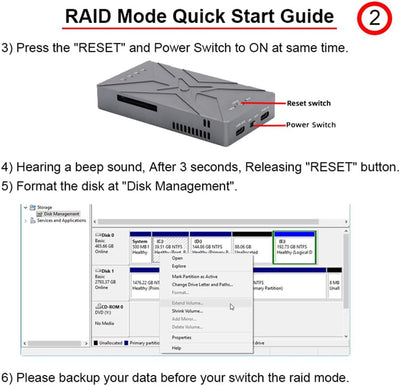 xiwai 20Gbps Dual NVME M.2 NGFF M-Key auf USB-C Typ-C Raid0 Raid1 JOBD Big Enclosure mit Lüfter Raid