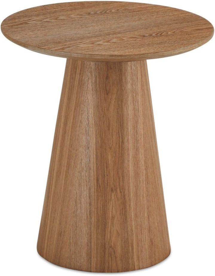 Furnhouse Ibbe Design Runder Natur Couchtisch Wohnzimmertisch ø45x50 cm Eichenoptik Design Skandinav