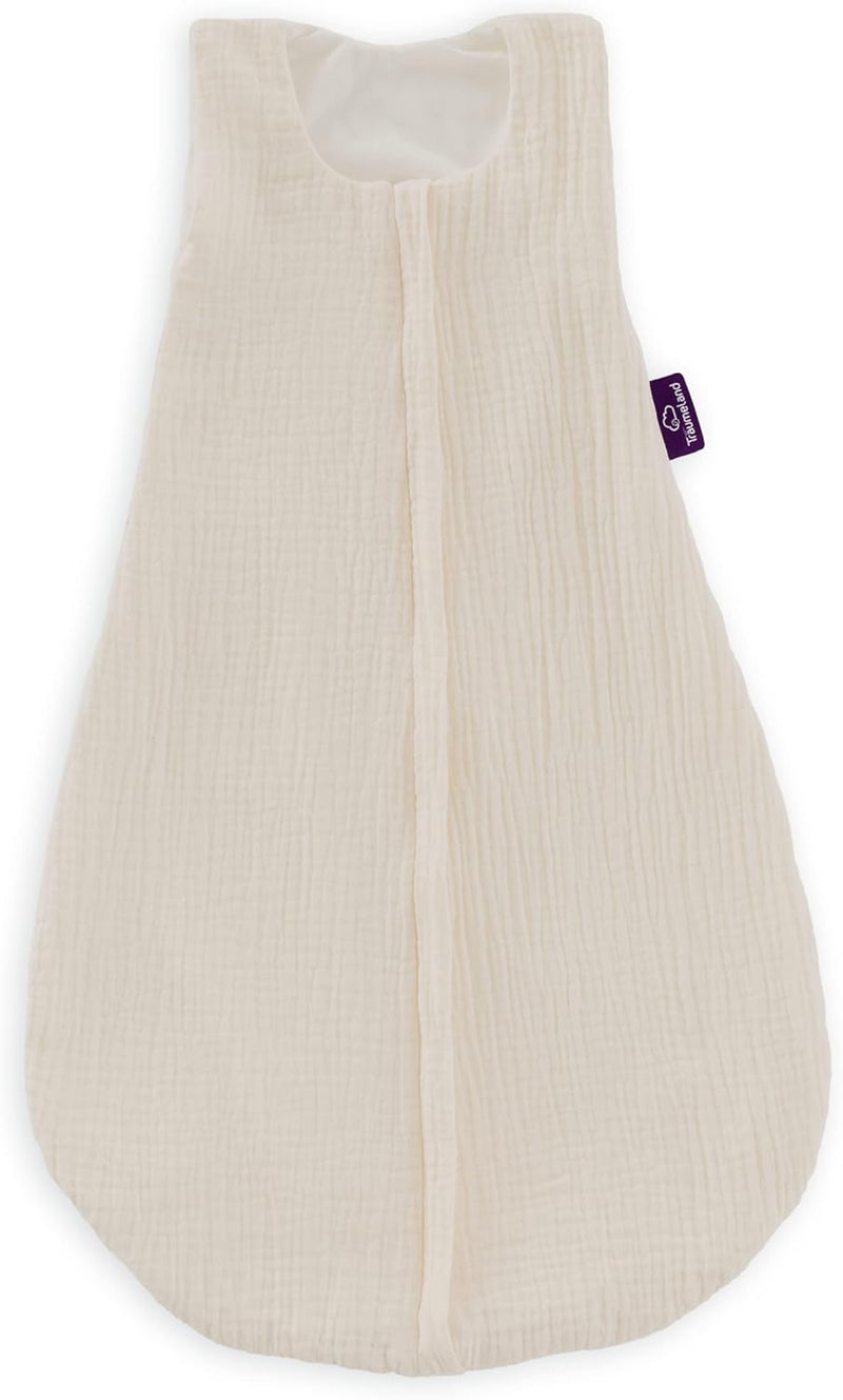 Sommerschlafsack LIEBMICH Baumwollmusselin, beige, Grösse 110
