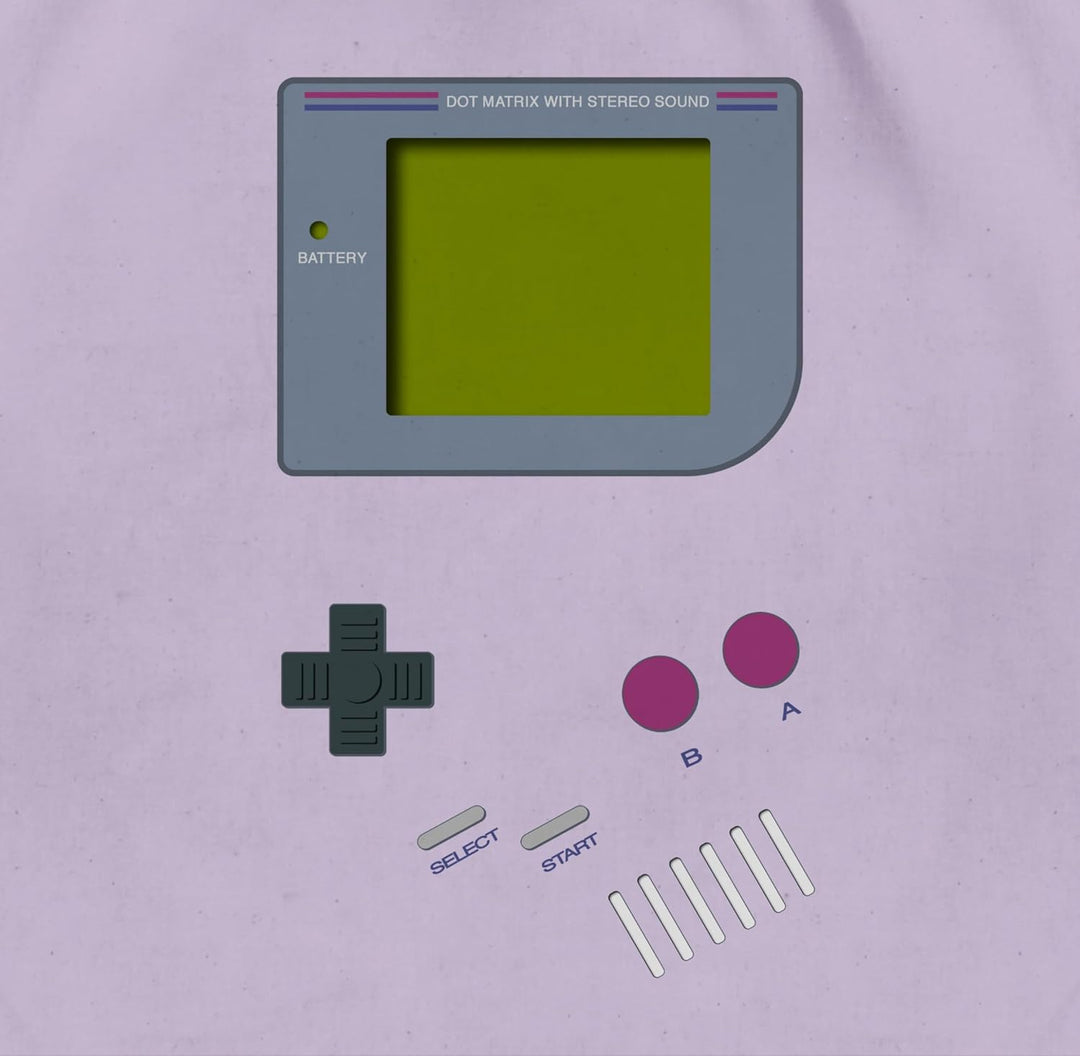 Shirtracer - Turnbeutel Rucksack - Gameboy | Nerds 14 Pastell Lila, 14 Pastell Lila