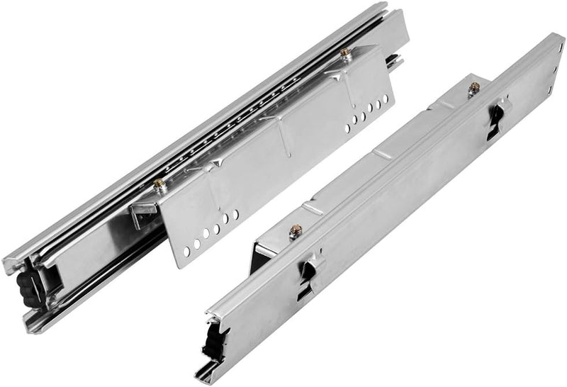 3x Casaria Teleskopschublade 60cm Schrankbreite Küchenschublade Korbauszug Schrankauszug Schlafzimme