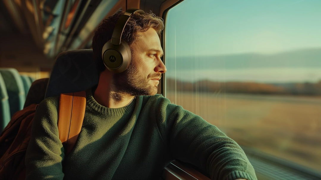 Motorola Sound - Moto XT800 ANC, kabellose Kopfhörer mit Schnellkopplung, Surround-Audio, 60 Stunden