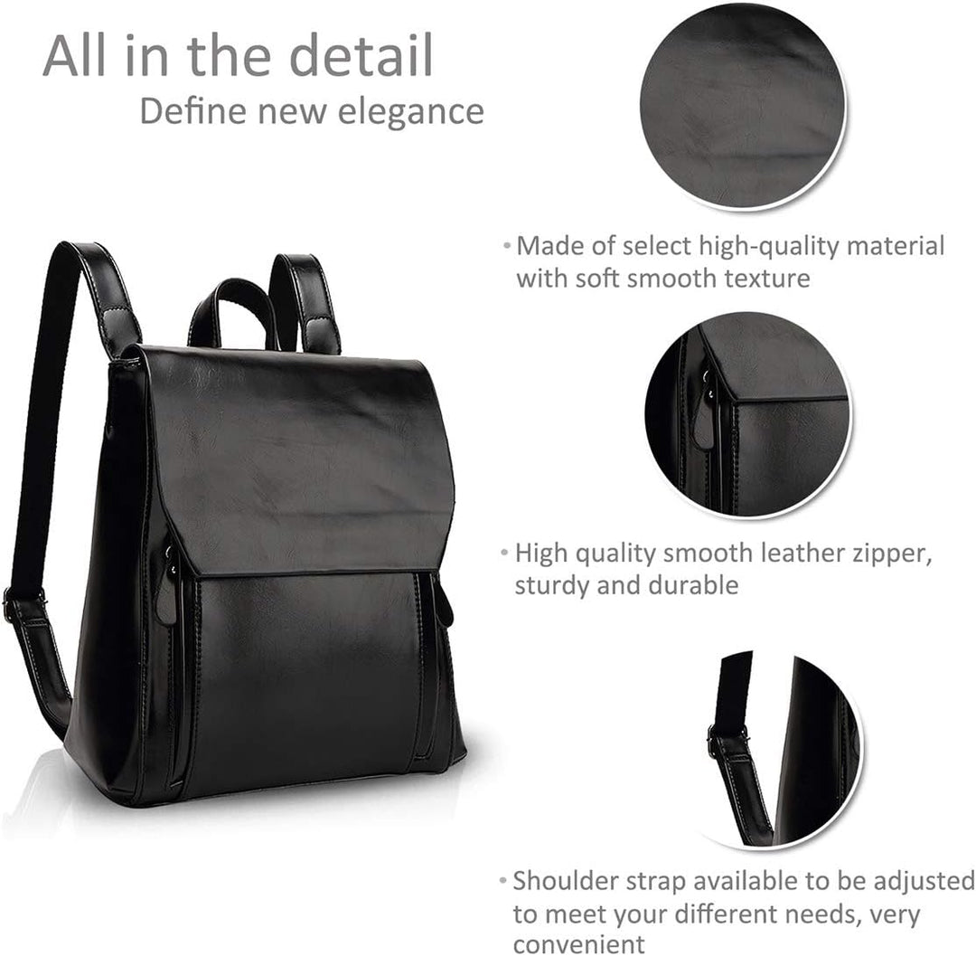 NICOLE&DORIS Mode Damen Rucksack Henkeltaschen Schulrucksack Reisen Daypacks Outdoor Tasche Weich PU