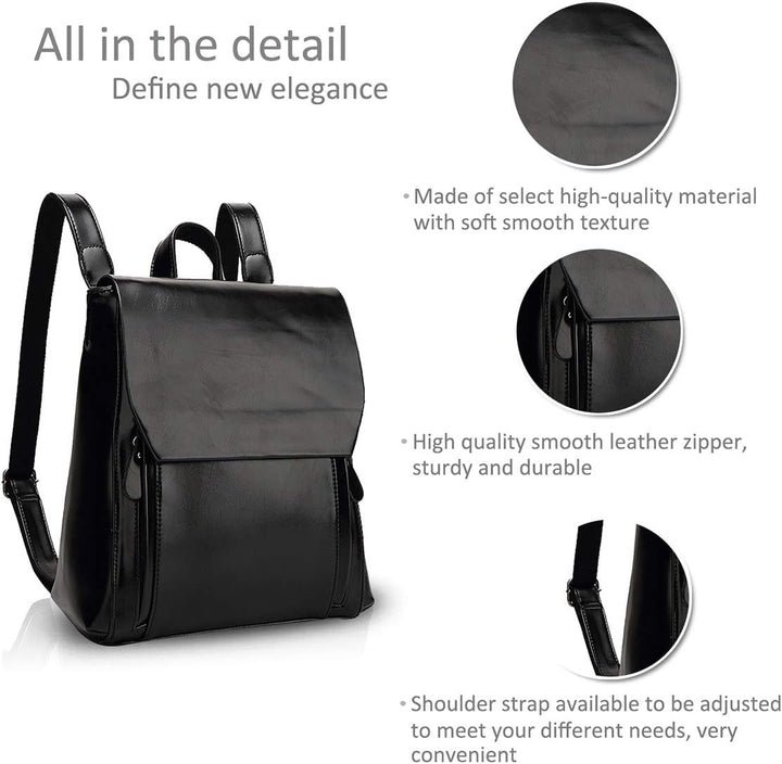 NICOLE&DORIS Mode Damen Rucksack Henkeltaschen Schulrucksack Reisen Daypacks Outdoor Tasche Weich PU