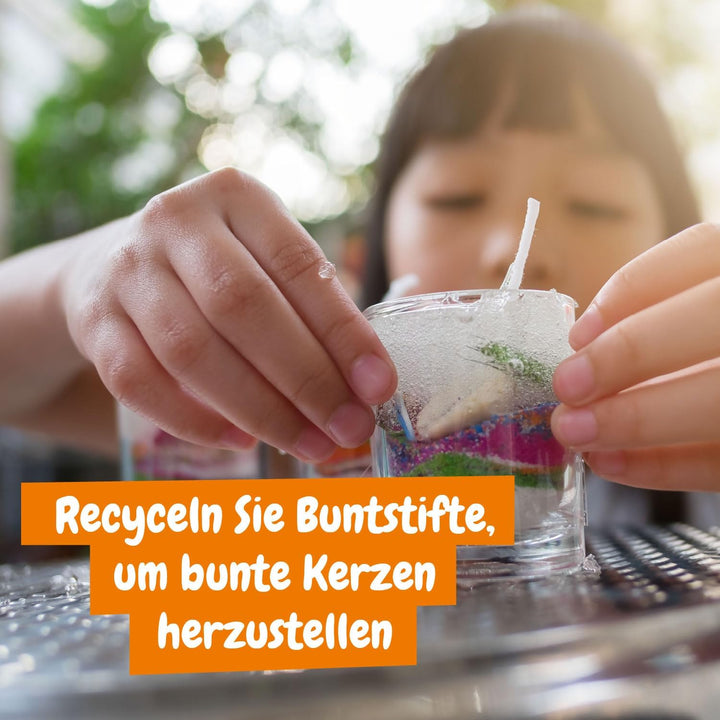 Science4you Kerzen Atelier - Kerzen Selber Machen Set für Kinder, Kerzen Herstellen Set mit Experime