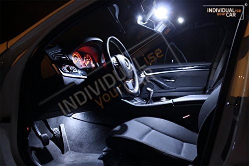 INDIVIDUALise your CAR Innenraumbeleuchtung SET für 5er F10 Limousine (Mit Panoramadach, Cool-White)