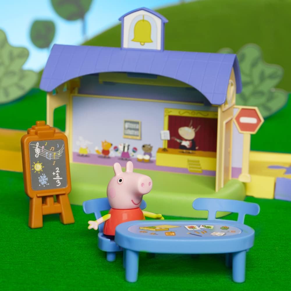 Play-Doh F48225S1 Peppas Town Set Peppa Wutz Vorschule Spielset, Mehrfarbig
