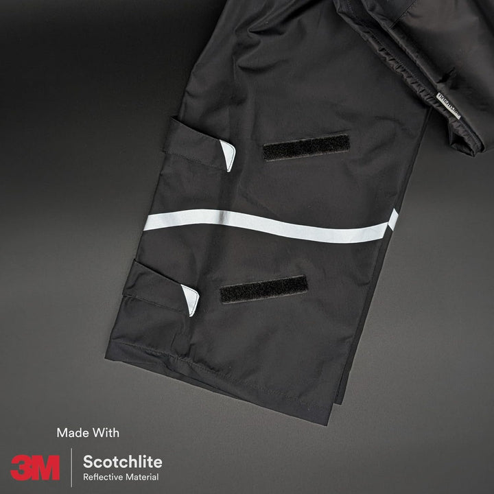 Salzmann 3M wasserdichte Regenhose - Reflektierende, leichte Wanderhose - Hergestellt mit 3M Scotchl