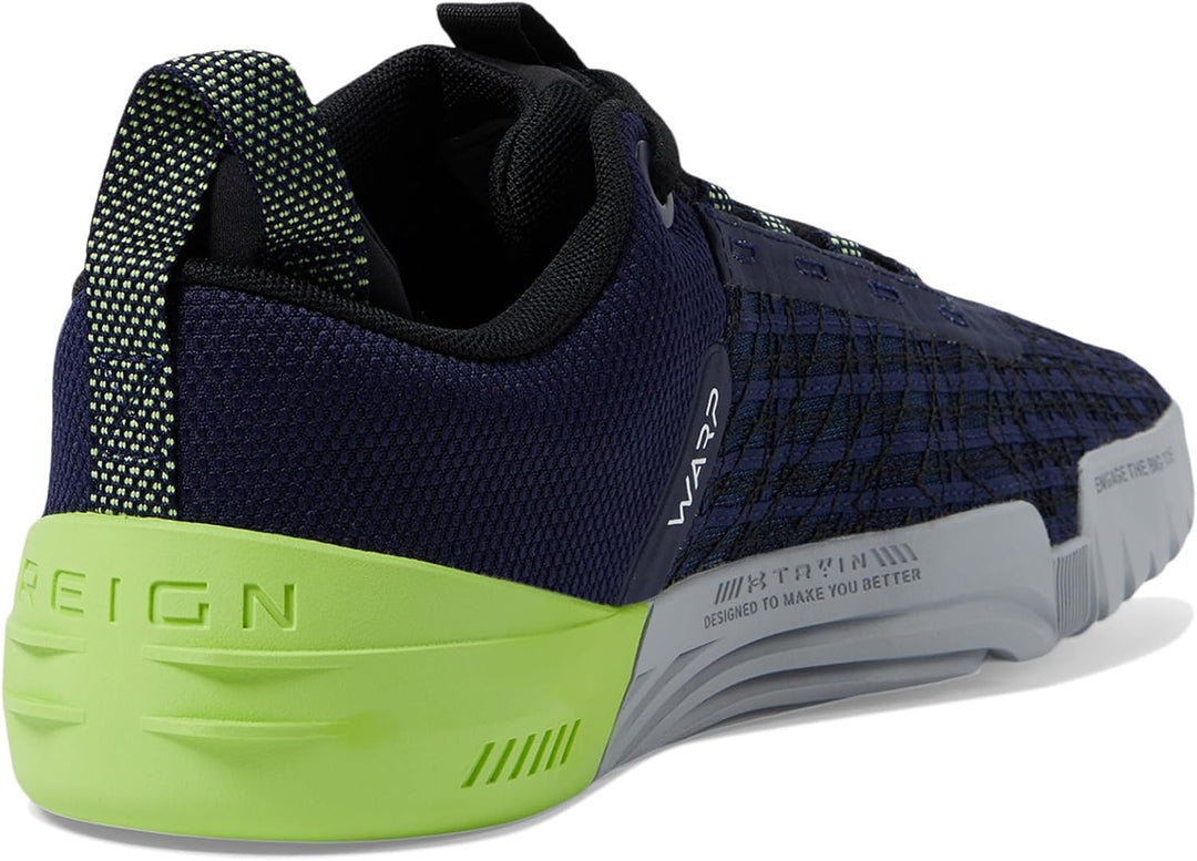 Under Armour Herren Reign 6Sneaker 45 EU Midnight Navy Morph Green White, 45 EU Midnight Navy Morph